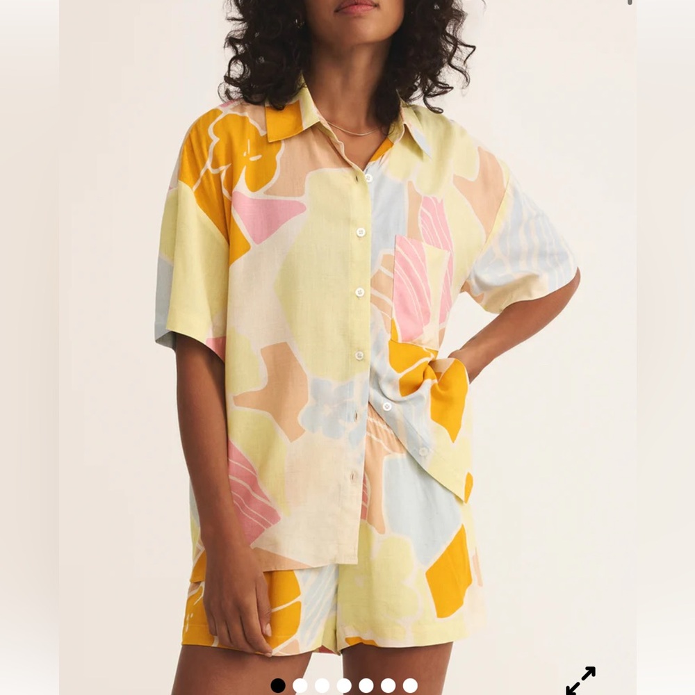 Z Supply Linen Short Set